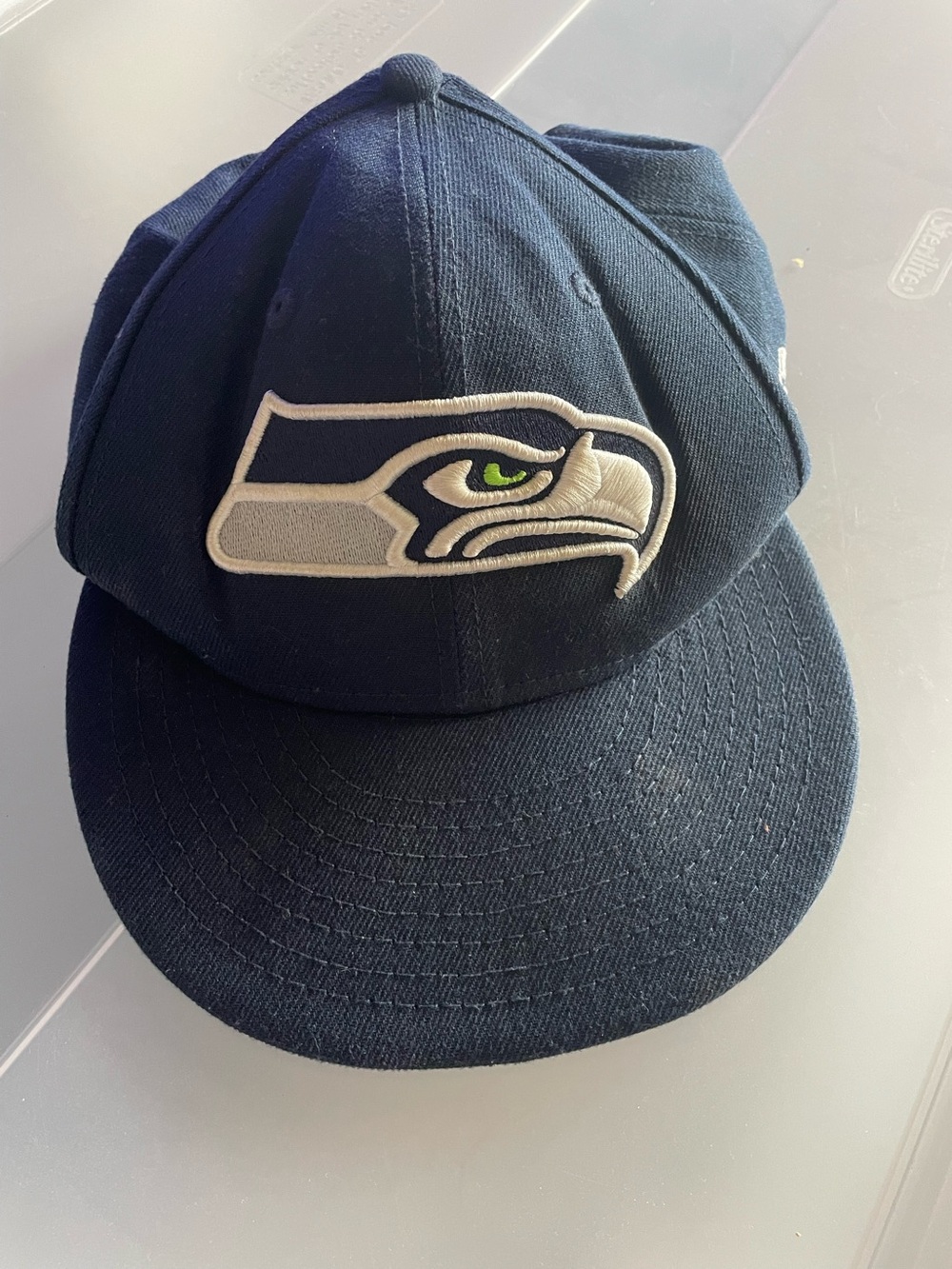 Seattle Seahawks New Era 9FIFTY Snapback Hat NFL Navy Blue Cap